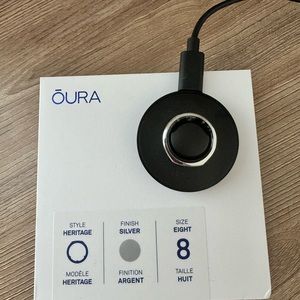 Oura Silver Heritage Ring Gen 3 - Size 8